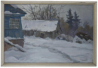 Яблоков Николай Александрович. Зимний день